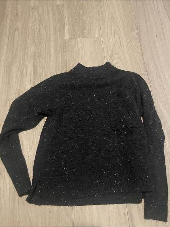 Madewell Sweaters - Madewell Black Speckled Mock Neck Sweater